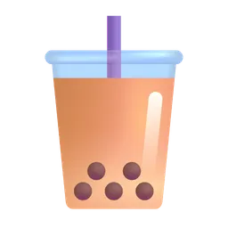 버블티 Microsoft 3D Fluent