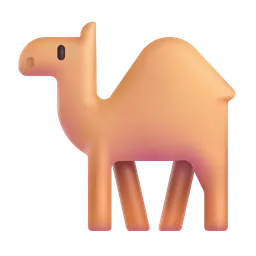 낙타 Microsoft 3D Fluent
