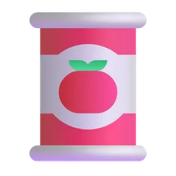 통조림 식품 Microsoft 3D Fluent