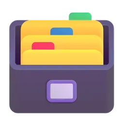 카드 파일 상자 Microsoft 3D Fluent