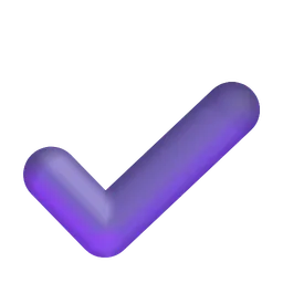 확인 표시 Microsoft 3D Fluent