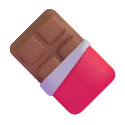 초콜릿 바 Microsoft 3D Fluent