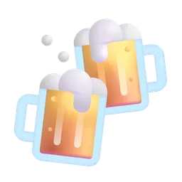 찰칵거리는 맥주잔 Microsoft 3D Fluent
