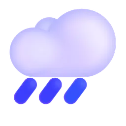 Cloud with Rain Microsoft 3D Fluent