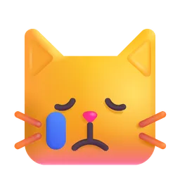 우는 고양이 Microsoft 3D Fluent