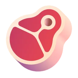 고기 부위 Microsoft 3D Fluent