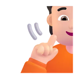 청각 장애인: 밝은 피부 톤 Microsoft 3D Fluent