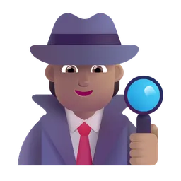 Detective: Medium Skin Tone Microsoft 3D Fluent
