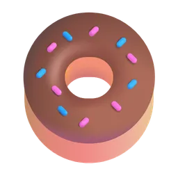 Doughnut Microsoft 3D Fluent