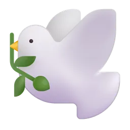 Dove of Peace Microsoft 3D Fluent