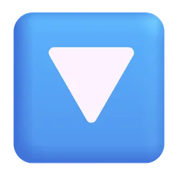 아래쪽 버튼 Microsoft 3D Fluent