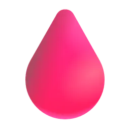 Drop of Blood Microsoft 3D Fluent