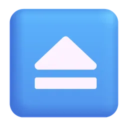 Eject Symbol Microsoft 3D Fluent