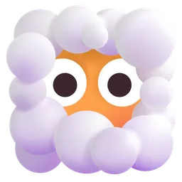구름 속 얼굴 Microsoft 3D Fluent