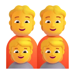 Family: Adult, Adult, Child, Child Microsoft 3D Fluent