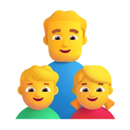 Family: Man, Boy, Girl Microsoft 3D Fluent