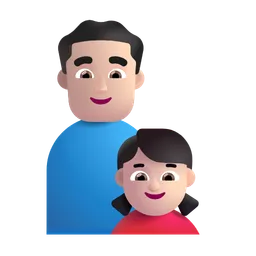 가족: 밝은 피부색 Microsoft 3D Fluent