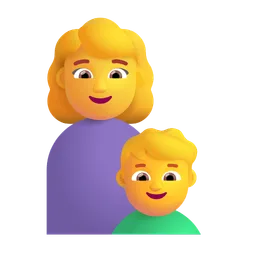 Family: Woman, Boy Microsoft 3D Fluent