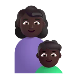 가족: 어두운 피부색 Microsoft 3D Fluent