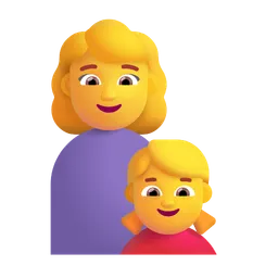 Family: Woman, Girl Microsoft 3D Fluent