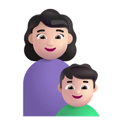 가족: 밝은 피부색 Microsoft 3D Fluent