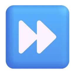 빨리 감기 버튼 Microsoft 3D Fluent