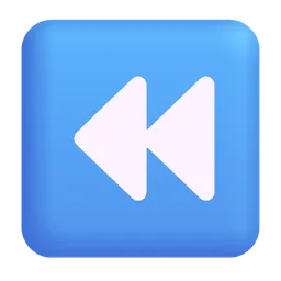 빠른 후진 버튼 Microsoft 3D Fluent