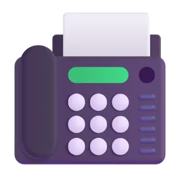 Fax Machine Microsoft 3D Fluent