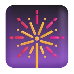불꽃놀이 Microsoft 3D Fluent
