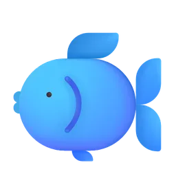 물고기 Microsoft 3D Fluent