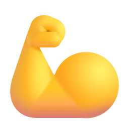 Flexed Biceps Microsoft 3D Fluent