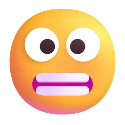 Grimacing Face Microsoft 3D Fluent