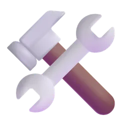 Hammer and Wrench Microsoft 3D Fluent