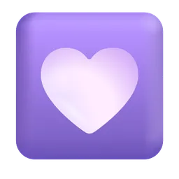 Heart Decoration Microsoft 3D Fluent