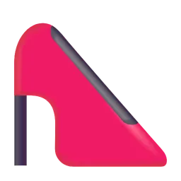 High-Heeled Shoe Microsoft 3D Fluent