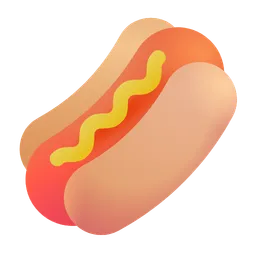 핫도그 Microsoft 3D Fluent