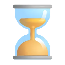 모래시계 완료 Microsoft 3D Fluent