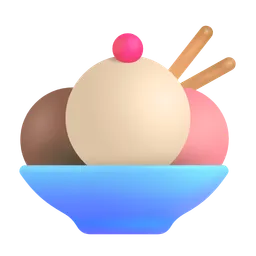 아이스크림 Microsoft 3D Fluent