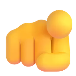 Index Pointing at the Viewer Microsoft 3D Fluent