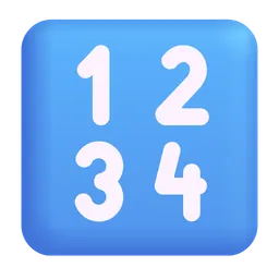 입력 번호 Microsoft 3D Fluent