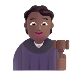 Judge: Medium-Dark Skin Tone Microsoft 3D Fluent