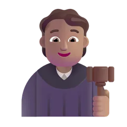 Judge: Medium Skin Tone Microsoft 3D Fluent