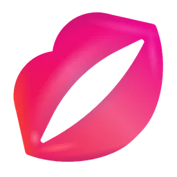 Kiss Mark Microsoft 3D Fluent