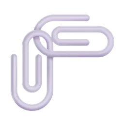 Linked Paperclips Microsoft 3D Fluent