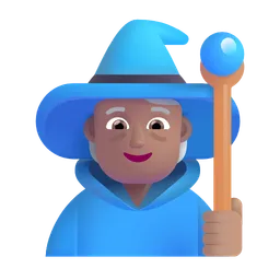 Mage: Medium Skin Tone Microsoft 3D Fluent