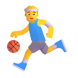 Man Bouncing Ball Microsoft 3D Fluent