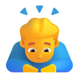 절하는 남자 Microsoft 3D Fluent