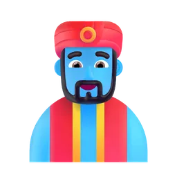Man Genie Microsoft 3D Fluent