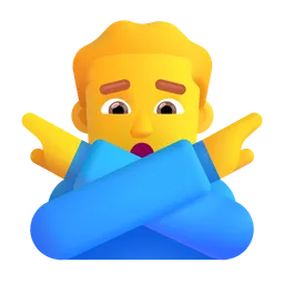 Man Gesturing No Microsoft 3D Fluent