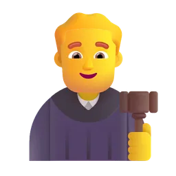 Man Judge Microsoft 3D Fluent
